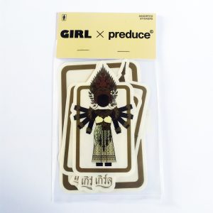 Girl stickerdoll X Preduce Skate Sticker Pack