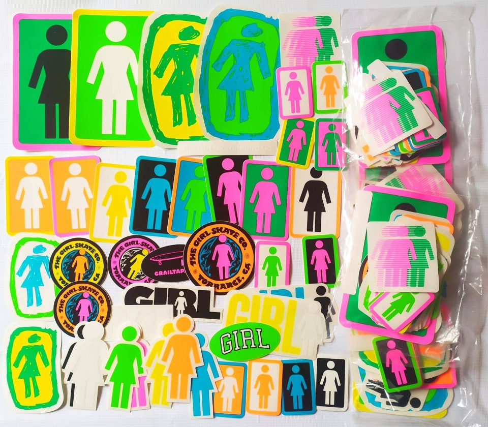 Girl Stickers Neon Pack Assorted - 44 Stickers!!