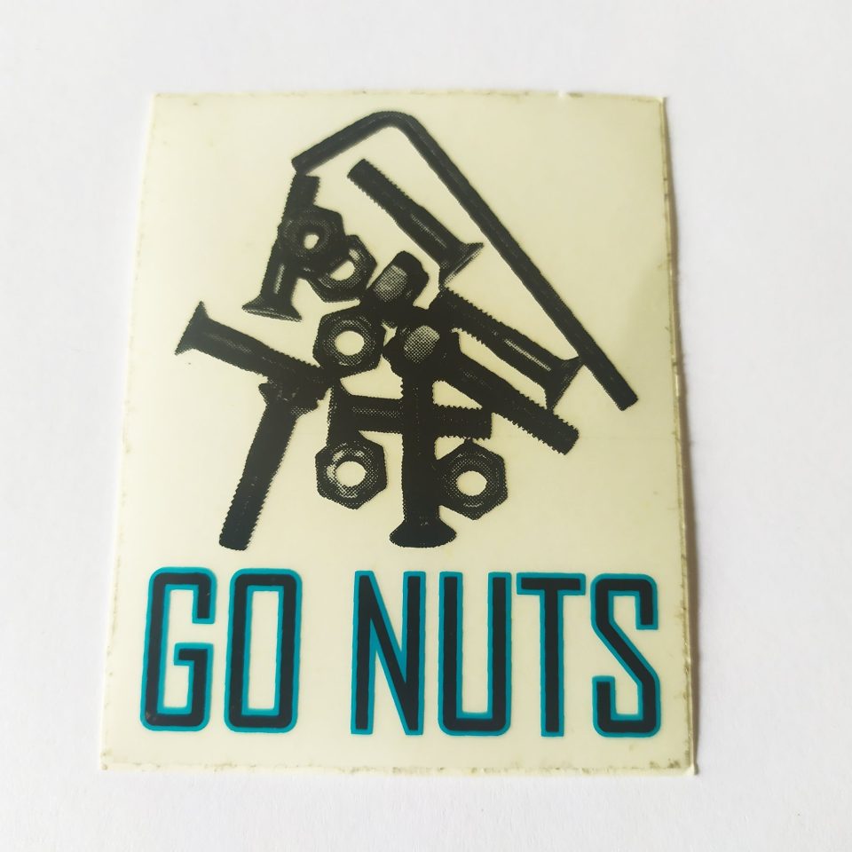 Go Nuts Truck Bolts stickerdoll Sticker - 7.5 cm high approx
