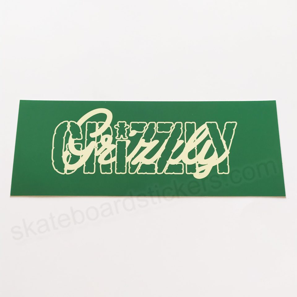 Grizzly Griptape stickerdoll Sticker - XL Stamp - 20.5cm across approx