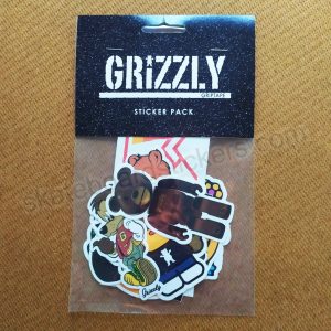Grizzly Griptape Skate Sticker Pack – 10 stickers
