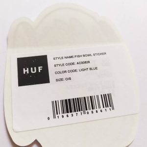 HUF x Girl Fish Bowl Skate Sticker