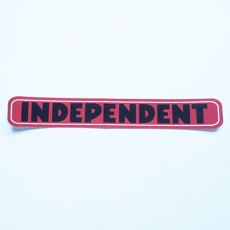 Independent Trucks stickerdoll Bar Red