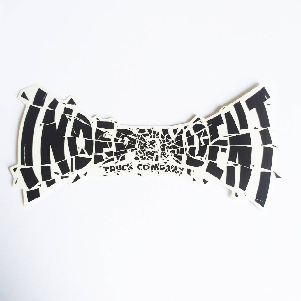 Independent Trucks stickerdoll Sticker Shatter Span Black