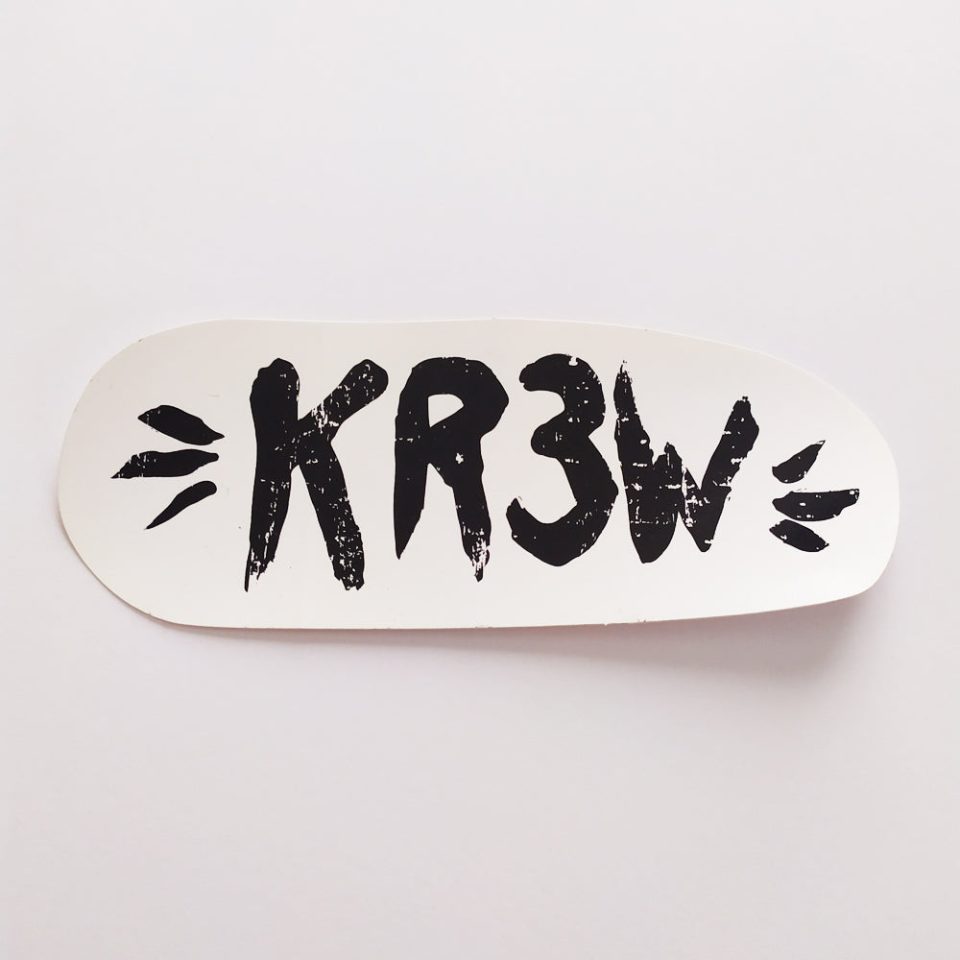 KR3W stickerdoll Sticker