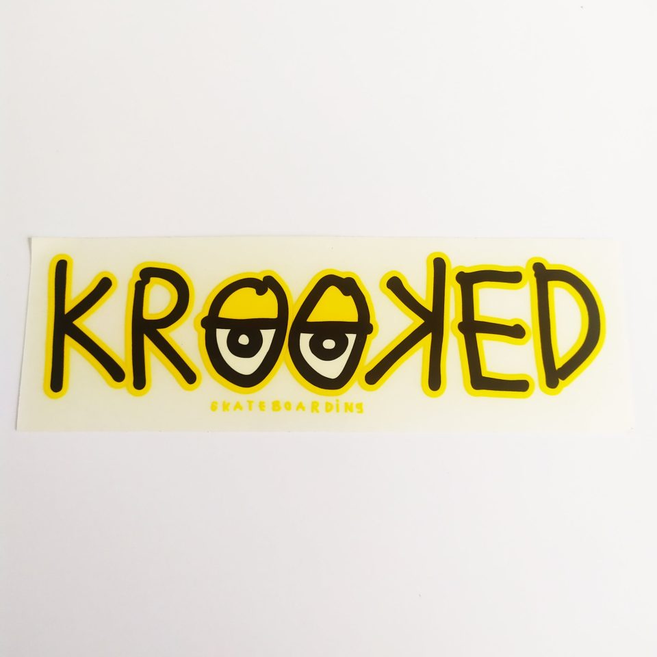 Krooked stickerdoll Sticker - Eyes Yellow