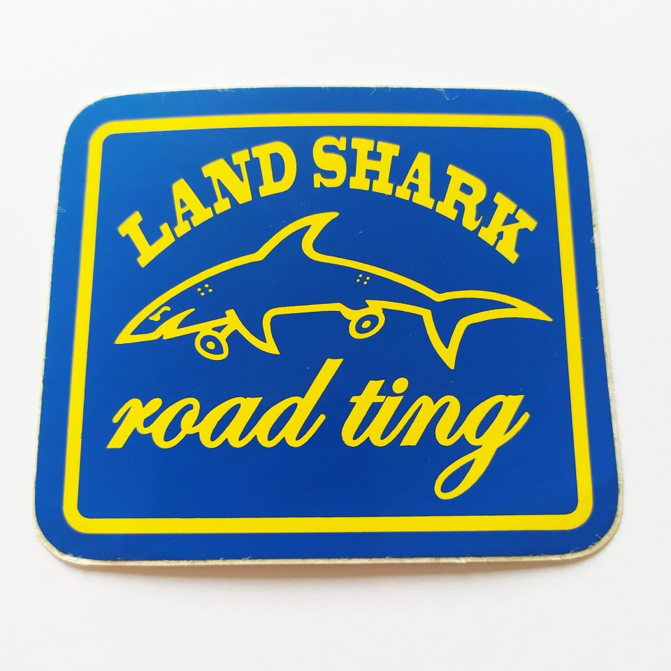 Land Shark Crew stickerdoll Sticker - Road Ting Blue