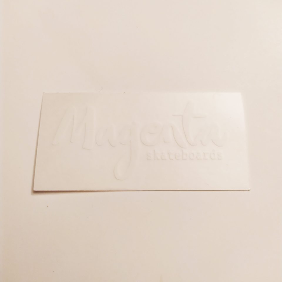Magenta stickerdoll Sticker - 6.5cm across approx