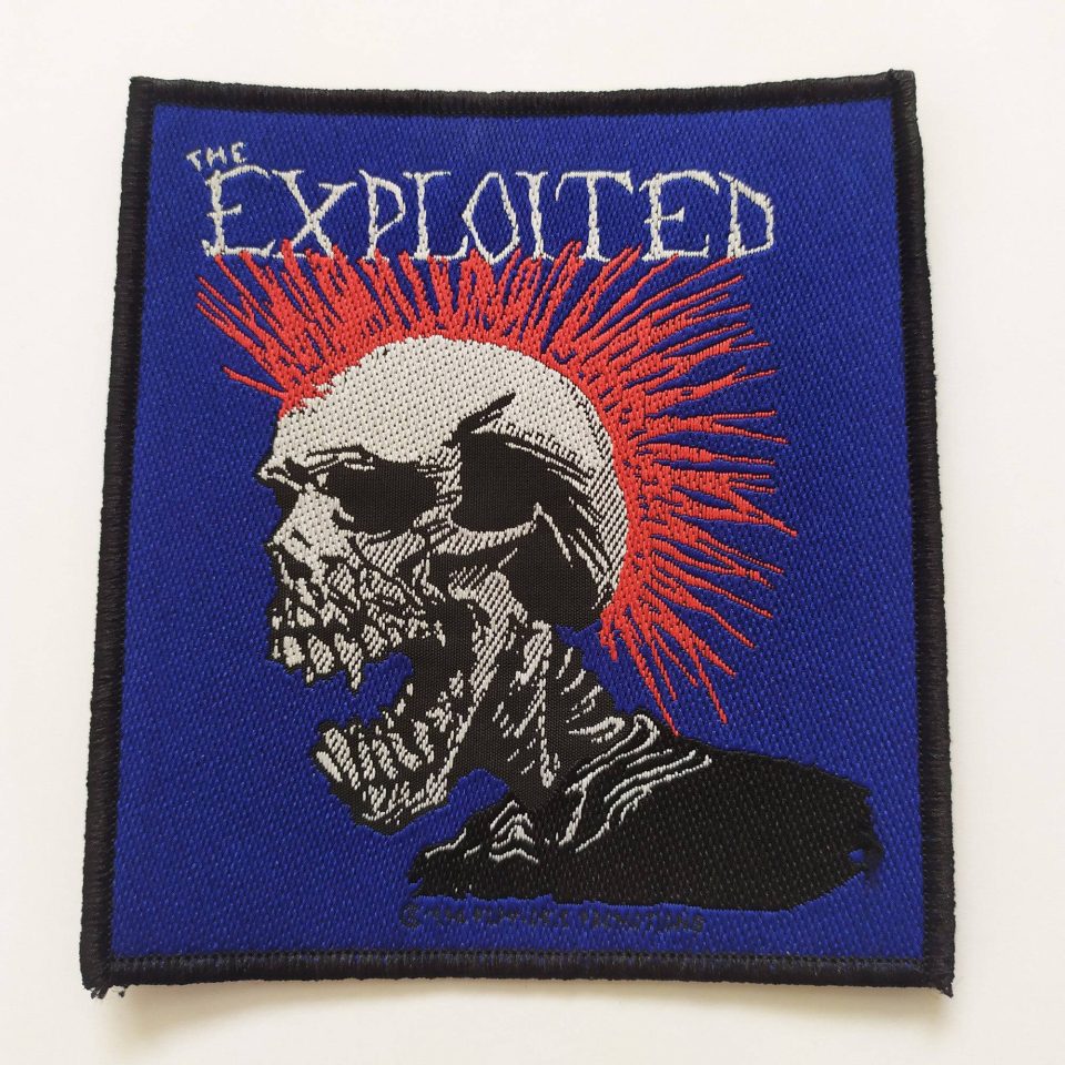 The Exploited - Skull Woven Music Patch