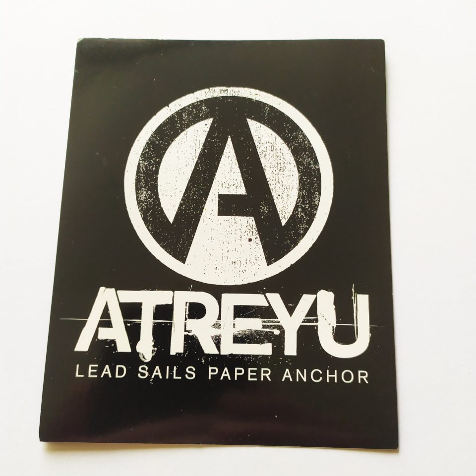 Atreyu - Lead Sails Paper Anchor Music Sticker