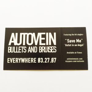 Autovein – Bullets And Bruises Music Sticker