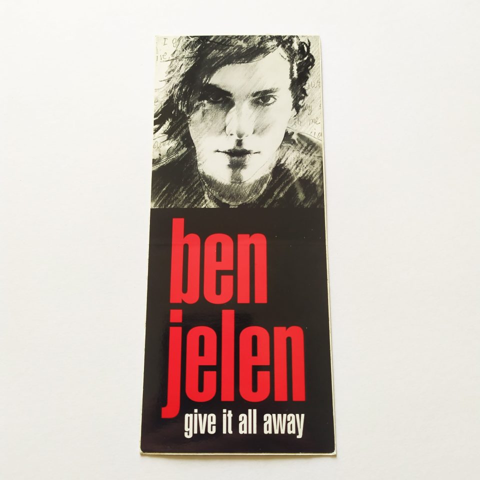 Ben Jelen - Give It All Away Music Sticker