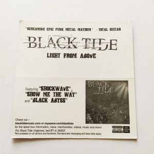 Black Tide – Light From Above Music Sticker