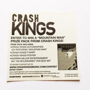Crash Kings Music Sticker