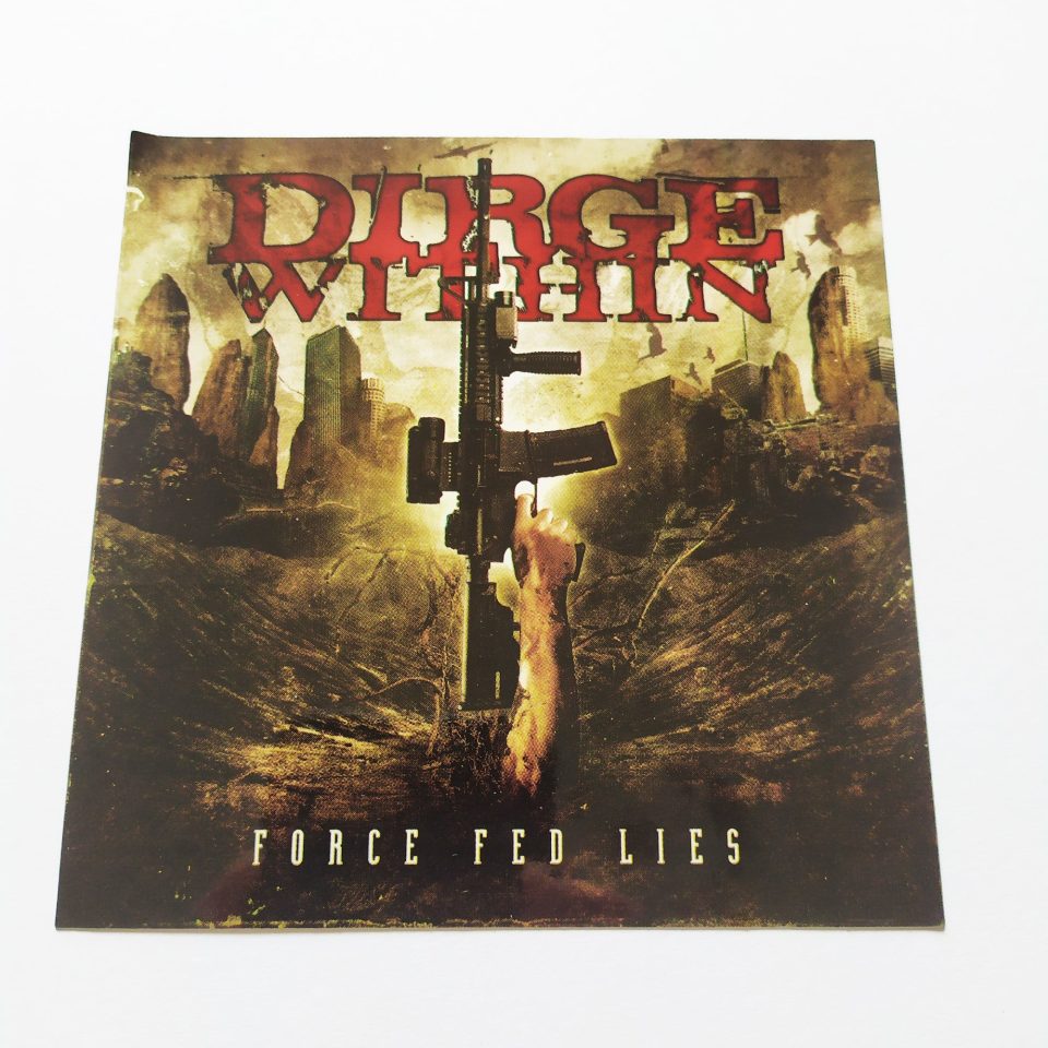 Dirge Within - Force Fed Lies Music Sticker