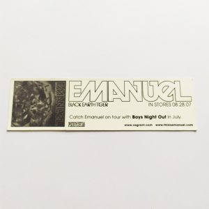 Emanuel – Black Earth Tiger Music Sticker