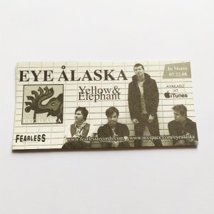 Eye Of Alaska – Yellow & Elephant Music Sticker