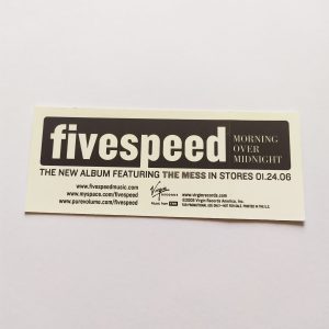 Fivespeed – Morning Over Midnight Music Sticker