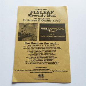Flyleaf – Memento Mori Music Sticker