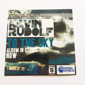 Kevin Rudolf – To The Sky Music Sticker