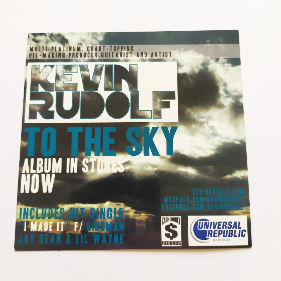Kevin Rudolf - To The Sky Music Sticker
