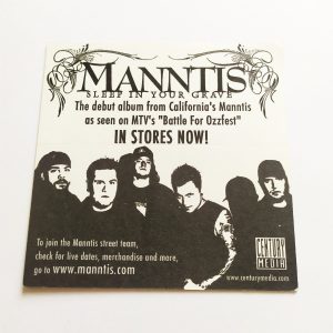 Manntis – Sleep In Your Grave Music Sticker