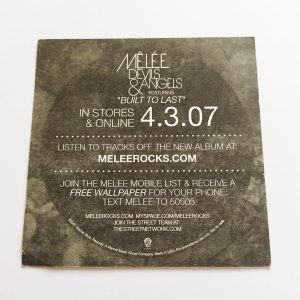 Melee – Devils & Angels Music Sticker