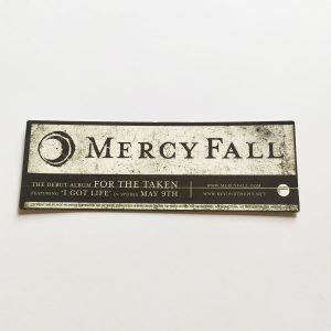 Mercy Fall – For The Taken Music Sticker