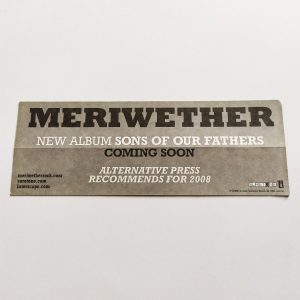 Meriwether – Sons Of Our Fathers Music Sticker