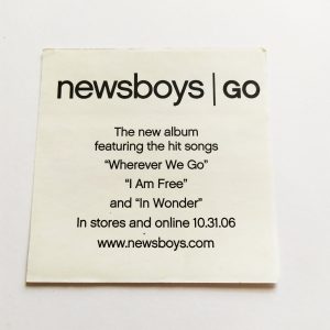 Newsboys Music Sticker