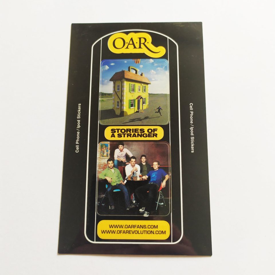 O.A.R. - Stories Of A Stranger Music Sticker
