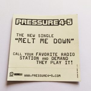 Pressure 4-5 – Melt Me Down Music Sticker