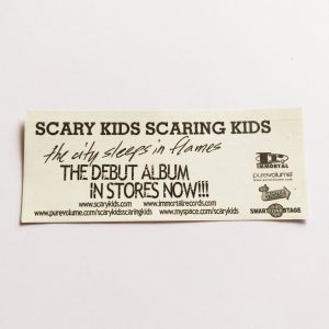 Scary Kids Scaring Kids – The City Sleeps In Flames Music Sticker