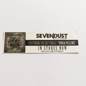Sevendust – Unraveling Music Sticker