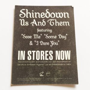 Shinedown – Us And Them Music Sticker