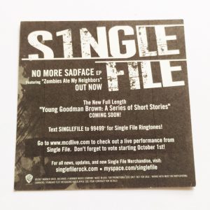 Single File – No More Sadface Music Sticker