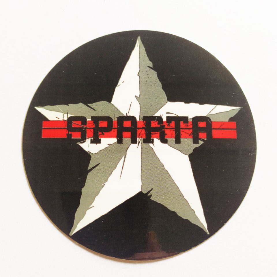 Sparta - Austere Music Sticker