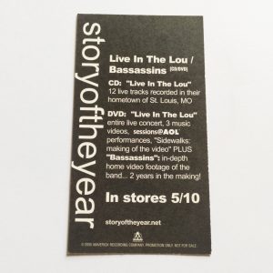 Story Of The Year – Live In The Lou / Bassassins Music Sticker