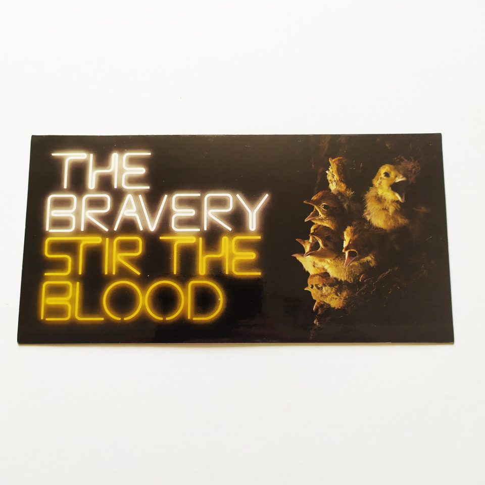 The Bravery - Stir The Blood Music Sticker