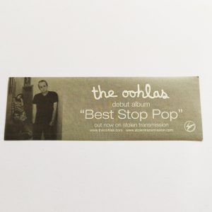 The Oohlas – Best Stop Pop Music Sticker