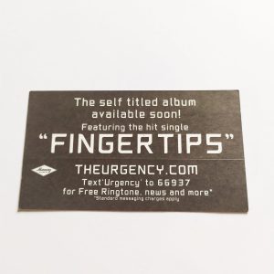 The Urgency – Fingertips Music Sticker