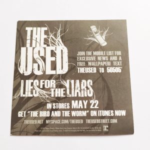 The Used – Lies For The Liars Music Sticker