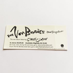 The Von Bondies Music Sticker