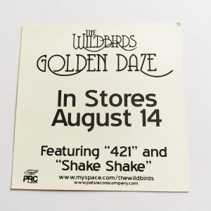 The Wildbirds – Golden Daze Music Sticker
