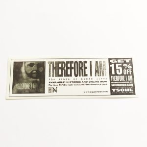 Therefore I Am – The Sound Of Music Lives Sticker
