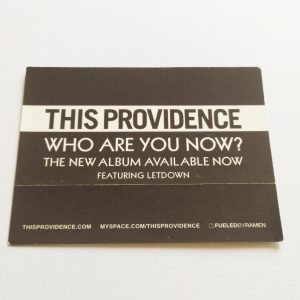 This Providence – Who Are You Now? Music Sticker
