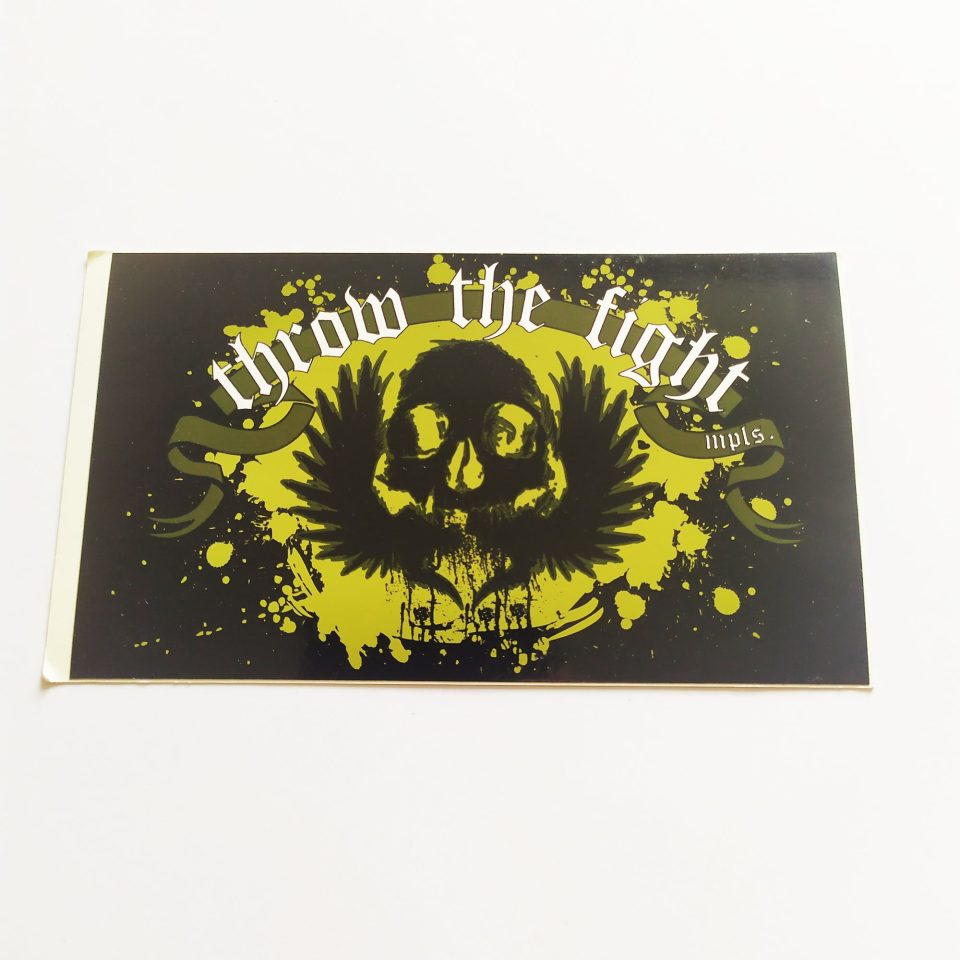 Throw The Fight - The Fire Within Music Sticker