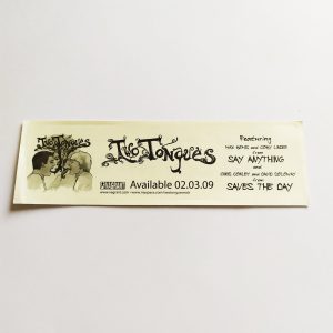 Two Tongues Music Sticker