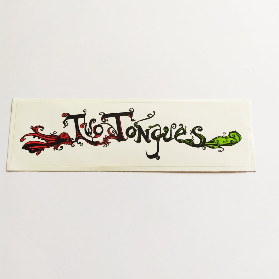 Two Tongues Music Sticker