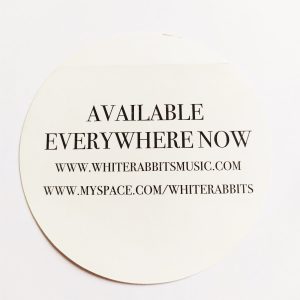 White Rabbits – Percussion Gun Music Sticker